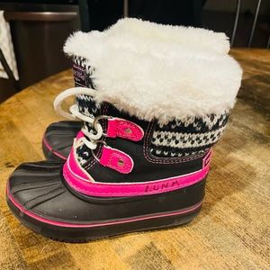 London Fog toddler girl Tottenham snow boot ⛄️